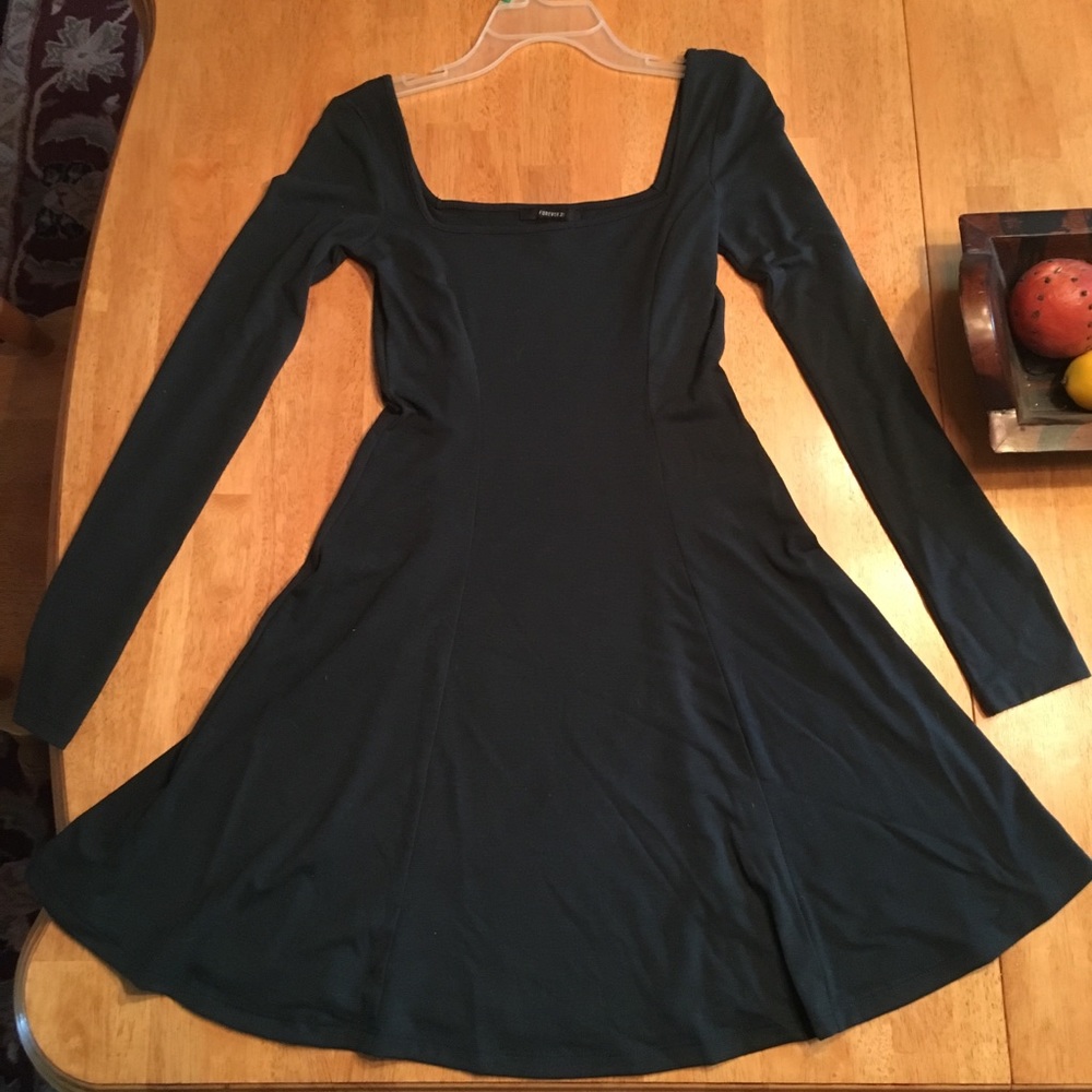 Dark Green Swing Dress